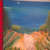 Il mio progetto del corso: Pittura acrilica passo dopo passo: crea paesaggi incredibili. Un projet de Illustration traditionnelle, Peinture, Peinture acr, lique , et Carnet de croquis de Alice Fuochi - 18.01.2023