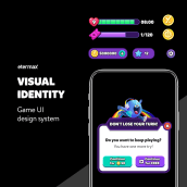 Game UI Design System. UX / UI, and Video Games project by Angeles Koiman - 01.21.2023