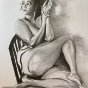 My project for course: Fundamentals of Figure Drawing with Charcoal. Un proyecto de Bellas Artes, Dibujo, Dibujo realista y Dibujo anatómico de Louise Young - 22.01.2023