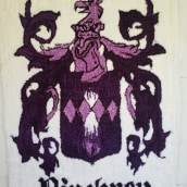 family crest tufted rug. Arts, and Crafts project by muse2thepharaoh - 01.26.2023