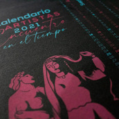 Calendario de Artistas Zacatecanos 2021. Screen Printing project by Ilse Ovalle - 01.27.2023