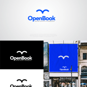 Logotipo - Openbook. Design de logotipo projeto de Fernando Uribe - 12.01.2023