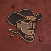 King Of The Rodeo - 3D Neon Sign. Traditional illustration, Motion Graphics, and 3D project by Daniel Martínez - 01.01.2023