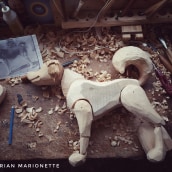 Dog marionette. Arts, Crafts, Fine Arts, Sculpture, Creativit, Art To, s, and Woodworking project by Luděk Burian - 02.01.2023