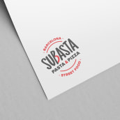 SuBasta. Projekt z dziedziny Grafika ed, torska, Projektowanie graficzne, Projektowanie logot, pów, Projektowanie materiałów biurow i ch użytkownika Diego Equis De - 01.02.2023