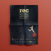 Diseño gráfico para "REC" Festival de Cine de Tarragona. Un proyecto de Diseño, Ilustración tradicional y Publicidad de Marta Escobar - 01.12.2016