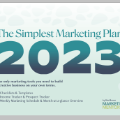 The Simplest Marketing Plan. Un proyecto de Diseño gráfico, Marketing, Diseño Web, Escritura, Cop y writing de Ilise Benun - 11.02.2023