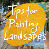 Tips for Landscape Painting. Arts, Crafts, Fine Arts, L, scape Architecture, Painting, Watercolor Painting, Acr, lic Painting, Brush Painting, Oil Painting, and Gouache Painting project by Mike Thomas - 02.21.2023