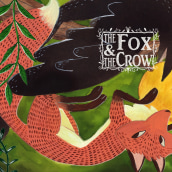 The Fox and the Crow by Aesopus. Un proyecto de Ilustración tradicional, Pintura, Ilustración digital e Ilustración editorial de E. V. Cuervo - 07.03.2023