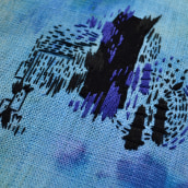 Blue Poem. Arts, Crafts, and Embroider project by Maria Meiga - 03.21.2023