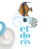 Eldoris. Design, Accessor, Design, Packaging, Pattern Design, Vector Illustration, Logo Design, and Children's Illustration project by Marina Madrigal - 03.23.2023