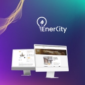Enercity. Un proyecto de Br, ing e Identidad, Diseño Web y Diseño de logotipos de David Gómez - 03.07.2022