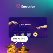 Emousion. Un proyecto de Br, ing e Identidad, Diseño gráfico, Diseño Web y Diseño de logotipos de David Gómez - 29.11.2022