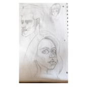 Mi proyecto del curso: Sketchbook de retrato: explora el rostro humano. Sketching, Drawing, Portrait Drawing, Artistic Drawing, and Sketchbook project by Diana Sofia Otiniano González - 03.25.2023