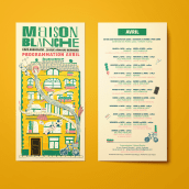 Programas "Maison Blanche". Un proyecto de Diseño, Ilustración tradicional, Diseño de complementos y Dirección de arte de Alejandro Cuervo Vigoa - 27.03.2023