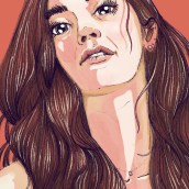 RETRATOS. Traditional illustration, Drawing, Digital Illustration, Portrait Drawing, and Digital Drawing project by Victor Imre Ebergenyi Kelly - 04.01.2023