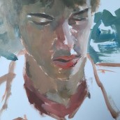 My project for course: Portrait Painting with Oil: Explore Light and Shade Ein Projekt aus dem Bereich Bildende Künste, Malerei, Porträtillustration und Ölmalerei von miameutermans - 04.04.2023