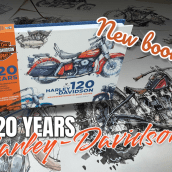120 Years of Harley-Davidson. Un projet de Illustration de Albert Kiefer - 10.09.2022