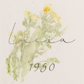 Hapa zome · Lucia 1950. Traditional illustration, Br, ing, Identit, Graphic Design, Floral, Plant Design, Stationer, and Design project by Alan Sosa - 04.15.2023