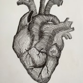 Corazón Interno. Ilustração tradicional projeto de Ainhoa González García - 08.05.2023