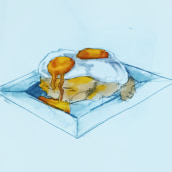 Comida 1 al día. Design, and Traditional illustration project by pamela.seyssel - 05.09.2023