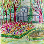 Mi proyecto del curso: Sketchbook de paisajes: la espontaneidad del color. Esboçado, Criatividade, Desenho a lápis, Desenho, e Sketchbook projeto de Paola Bizioli - 10.05.2023