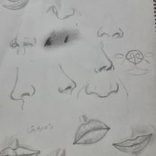 Meu projeto do curso: Caderno de retratos: explore o rosto humano. Sketching, Drawing, Portrait Drawing, Artistic Drawing, and Sketchbook project by Maria Souza - 05.21.2023