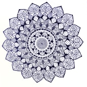 Mi proyecto del curso: El arte de dibujar mandalas: crea patrones geométricos. Desenho e Ilustração com tinta projeto de Mariana Bolzi - 22.05.2023