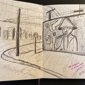 Una esquina de Windwood... Un proyecto de Bellas Artes, Bocetado, Creatividad, Dibujo y Sketchbook de Jose Luis Ordoñez - 23.05.2023