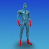Mi proyecto del curso: Diseño y modelado de personajes estilo cómic en Zbrush. Un proyecto de 3D y Modelado 3D de cesarhbg612 - 02.06.2023