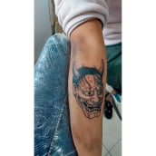 Mi proyecto del curso: Introducción al tatuaje de estilo etching gma. Un progetto di Design di tatuaggi di Joakoo Mendez - 21.04.2023