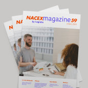 NACEX magazine. Br, ing e Identidade, Design editorial, e Marketing projeto de Montse Oliva - 01.01.2022