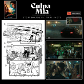 Culpa Mía / My Fault - Storyboards. Traditional illustration, Film, Video, TV, Film, Stor, and board project by Pablo Buratti - 06.14.2023