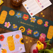 Beehive Mancala. Design, Traditional illustration, Editorial Design, Graphic Design, Packaging, To, Design, Pattern Design, Digital Illustration, and Botanical Illustration project by Tatiana Boyko - 03.02.2023