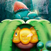 Recoleccion Pokemon. Un proyecto de Ilustración tradicional, Instalaciones, Diseño de personajes, Televisión, Dibujo digital y Pintura digital de Victor Hugo Mondragon Cuevas - 08.07.2023