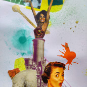 My project for course: Creative Notebook: Experiment with Collage, Stamps, and Decoupage. Un projet de Illustration traditionnelle, Collage, Papercraft , et Carnet de croquis de marylouise - 31.07.2023