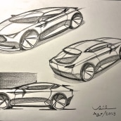 Mi proyecto del curso: Diseño de automóviles: el boceto. Un projet de Design , Design industriel, Conception de produits , et Esquisse  de Saúl Díaz Godínez - 12.08.2023