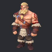 Stylized Viking. 3D, Character Design, 3D Animation, 3D Modeling, Video Games, 3D Character Design, 3D Design, Game Design, and Game Development project by Carlos Tellez - 09.27.2023