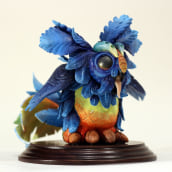 Blue Bird. Un proyecto de Artesanía y Escultura de Adrián Piqueras Sánchez - 07.10.2023