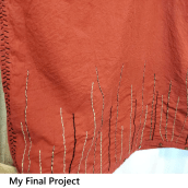 My project for course: Designing Handicraft Garments from Scratch. Un projet de Artisanat, Mode, St, lisme, Broderie, Couture, DIY , et Confection de patrons et vêtements de nanz - 09.10.2023
