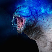 Godzilla Ein Projekt aus dem Bereich 3D, Concept Art und Design von 3-D-Figuren von Christian González - 28.06.2022