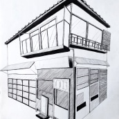 PERSPECTIVA DA. Pencil Drawing, and Realistic Drawing project by Mariona Schergna - 11.16.2023