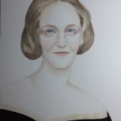 Mary Schelley.. Un projet de Aquarelle , et Dessin de portrait de Ana Maria Aranda - 17.11.2023