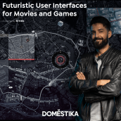 Futuristic User Interfaces for Movies and Games - Final Project. Motion Graphics, 3D Animation, 3D Modeling, and Video Games project by Ernex - 05.03.2023