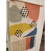 Mi proyecto del curso: Intarsia crochet: teje tus propios tapices. Fashion, Fashion Design, Decoration, Fiber Arts, DIY, Crochet, and Textile Design project by Jessica_vi - 09.28.2023