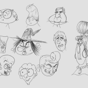 Mi proyecto del curso: Introducción a la creación de personajes estilo cartoon. Ilustração tradicional, Design de personagens, e Desenho projeto de ronal mora - 09.12.2023