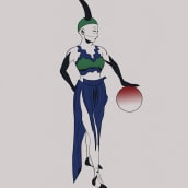 My project for course: Dynamic Character Illustration Ein Projekt aus dem Bereich Traditionelle Illustration, Design von Figuren, Comic, Kreativität, Zeichnung, Digitale Zeichnung und Manga von Sia Siamese - 30.04.2023