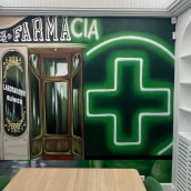Decoración en Farmacias. Street Art project by Kike García - 12.15.2023