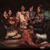 El Círculo de la Mirada. Fine Arts, and Oil Painting project by Johan Gómez - 03.02.2023