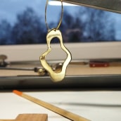 Mój projekt z kursu: Wprowadzenie do technik wyrobu biżuterii metalowej. Accessor, Design, Arts, Crafts, Fashion, Jewelr, and Design project by Karolina Czapla - 01.12.2024